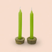 Load image into Gallery viewer, concrete candlestick holders - set of 2