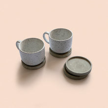 Load image into Gallery viewer, set of 4 concrete coasters