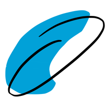 Load image into Gallery viewer, blue shape and black line cushion cover