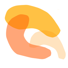 Load image into Gallery viewer, orange shapes cushion cover