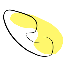 Load image into Gallery viewer, yellow shape and line cushion cover