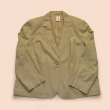 Load image into Gallery viewer, hand painted linen jacket size XL