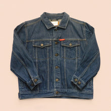 Load image into Gallery viewer, hand painted denim jacket size M