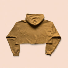 Load image into Gallery viewer, sand crop hoody with nude woman print in black