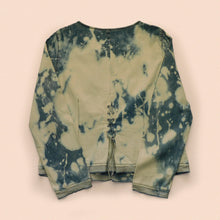 Load image into Gallery viewer, bleached denim shacket size S/M