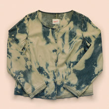 Load image into Gallery viewer, bleached denim shacket size S/M