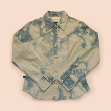 Load image into Gallery viewer, bleached long sleeve Tommy shirt size M