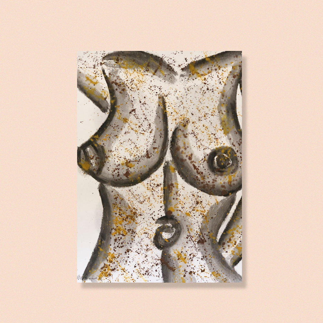 a4 speckled nude no.4