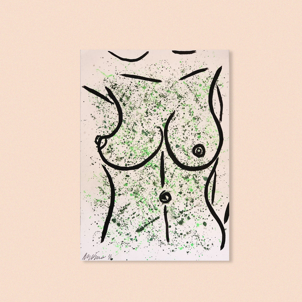 a4 speckled nude no.2
