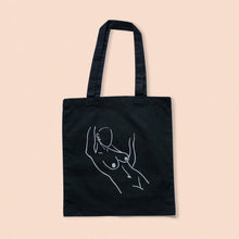 Load image into Gallery viewer, nude print tote bag
