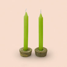 Load image into Gallery viewer, concrete candlestick holders - set of 2

