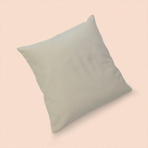 the face cushion cover in natural cotton
