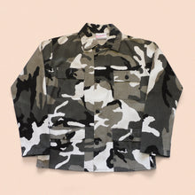 Load image into Gallery viewer, hand painted camo jacket size S
