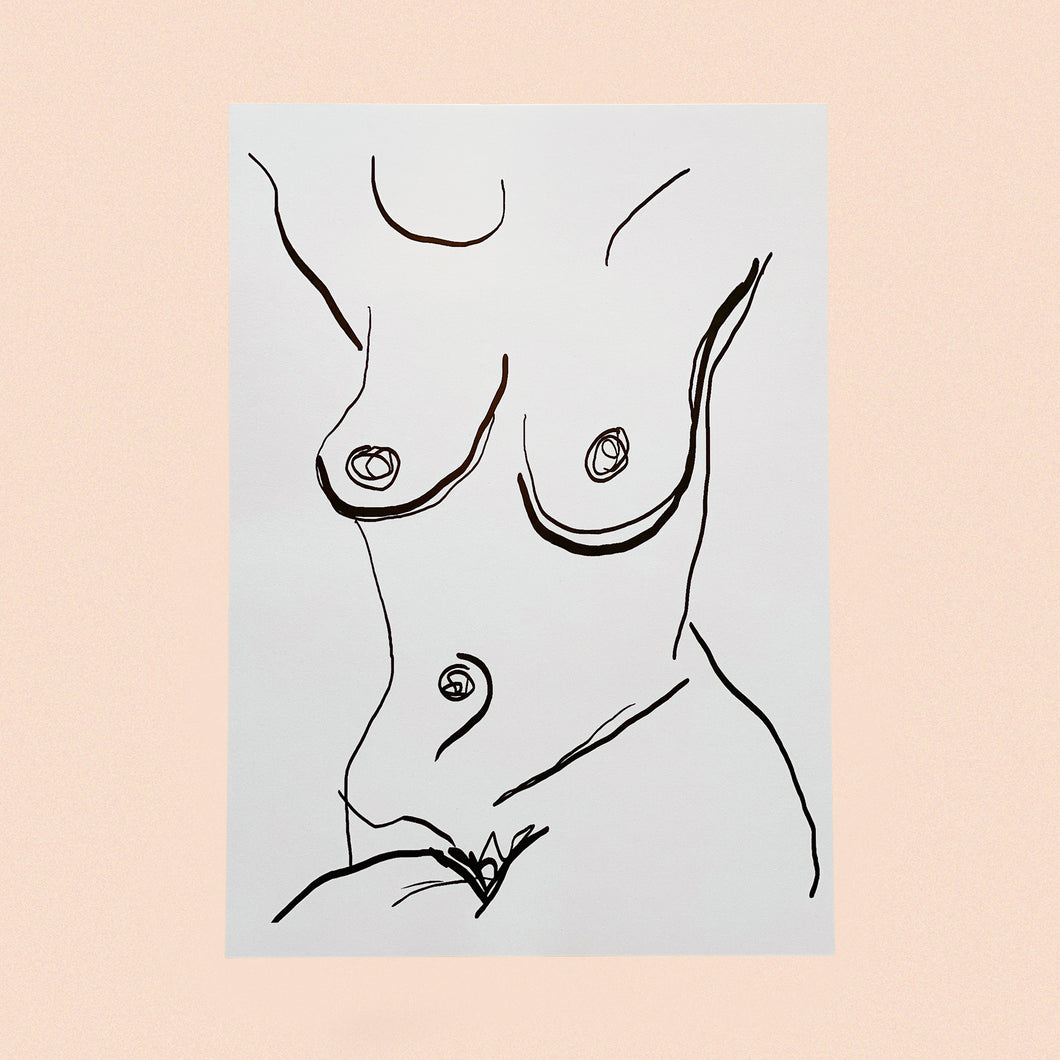 a3 nude print