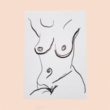 Load image into Gallery viewer, a5 nude print
