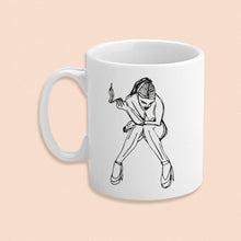 Load image into Gallery viewer, smoking woman mug
